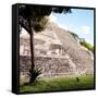 ¡Viva Mexico! Square Collection - Mayan Pyramid III-Philippe Hugonnard-Framed Stretched Canvas