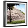 ¡Viva Mexico! Square Collection - Mayan Pyramid III-Philippe Hugonnard-Framed Photographic Print