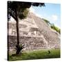 ¡Viva Mexico! Square Collection - Mayan Pyramid III-Philippe Hugonnard-Stretched Canvas