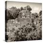 ¡Viva Mexico! Square Collection - Mayan Pyramid of Calakmul II-Philippe Hugonnard-Stretched Canvas