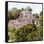 ¡Viva Mexico! Square Collection - Mayan Pyramid of Calakmul III-Philippe Hugonnard-Framed Stretched Canvas