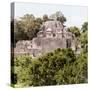 ¡Viva Mexico! Square Collection - Mayan Pyramid of Calakmul III-Philippe Hugonnard-Stretched Canvas