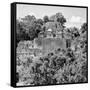 ¡Viva Mexico! Square Collection - Mayan Pyramid of Calakmul IV-Philippe Hugonnard-Framed Stretched Canvas