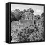 ¡Viva Mexico! Square Collection - Mayan Pyramid of Calakmul IV-Philippe Hugonnard-Framed Stretched Canvas