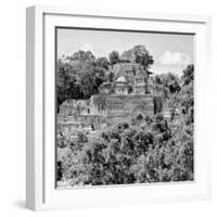 ¡Viva Mexico! Square Collection - Mayan Pyramid of Calakmul IV-Philippe Hugonnard-Framed Photographic Print