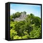 ¡Viva Mexico! Square Collection - Mayan Pyramid of Calakmul V-Philippe Hugonnard-Framed Stretched Canvas