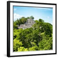 ¡Viva Mexico! Square Collection - Mayan Pyramid of Calakmul V-Philippe Hugonnard-Framed Photographic Print