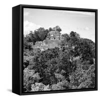 ¡Viva Mexico! Square Collection - Mayan Pyramid of Calakmul VI-Philippe Hugonnard-Framed Stretched Canvas