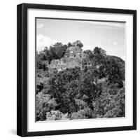 ¡Viva Mexico! Square Collection - Mayan Pyramid of Calakmul VI-Philippe Hugonnard-Framed Photographic Print