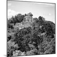 ¡Viva Mexico! Square Collection - Mayan Pyramid of Calakmul VI-Philippe Hugonnard-Mounted Photographic Print