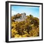 ¡Viva Mexico! Square Collection - Mayan Pyramid of Calakmul with Fall Colors II-Philippe Hugonnard-Framed Photographic Print