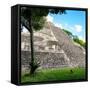 ¡Viva Mexico! Square Collection - Mayan Pyramid-Philippe Hugonnard-Framed Stretched Canvas