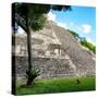 ¡Viva Mexico! Square Collection - Mayan Pyramid-Philippe Hugonnard-Stretched Canvas