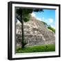 ¡Viva Mexico! Square Collection - Mayan Pyramid-Philippe Hugonnard-Framed Photographic Print