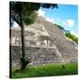 ¡Viva Mexico! Square Collection - Mayan Pyramid-Philippe Hugonnard-Stretched Canvas