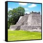 ¡Viva Mexico! Square Collection - Mayan Ruins - Edzna II-Philippe Hugonnard-Framed Stretched Canvas