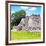 ¡Viva Mexico! Square Collection - Mayan Ruins - Edzna II-Philippe Hugonnard-Framed Photographic Print