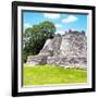 ¡Viva Mexico! Square Collection - Mayan Ruins - Edzna II-Philippe Hugonnard-Framed Photographic Print