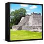 ¡Viva Mexico! Square Collection - Mayan Ruins - Edzna II-Philippe Hugonnard-Framed Stretched Canvas