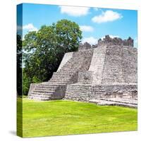 ¡Viva Mexico! Square Collection - Mayan Ruins - Edzna II-Philippe Hugonnard-Stretched Canvas