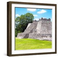 ¡Viva Mexico! Square Collection - Mayan Ruins - Edzna II-Philippe Hugonnard-Framed Photographic Print