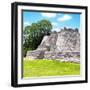 ¡Viva Mexico! Square Collection - Mayan Ruins - Edzna II-Philippe Hugonnard-Framed Photographic Print