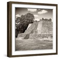 ¡Viva Mexico! Square Collection - Mayan Ruins - Edzna III-Philippe Hugonnard-Framed Photographic Print