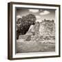 ¡Viva Mexico! Square Collection - Mayan Ruins - Edzna III-Philippe Hugonnard-Framed Photographic Print