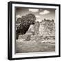 ¡Viva Mexico! Square Collection - Mayan Ruins - Edzna III-Philippe Hugonnard-Framed Photographic Print