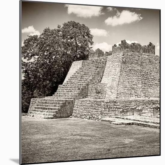 ¡Viva Mexico! Square Collection - Mayan Ruins - Edzna III-Philippe Hugonnard-Mounted Photographic Print