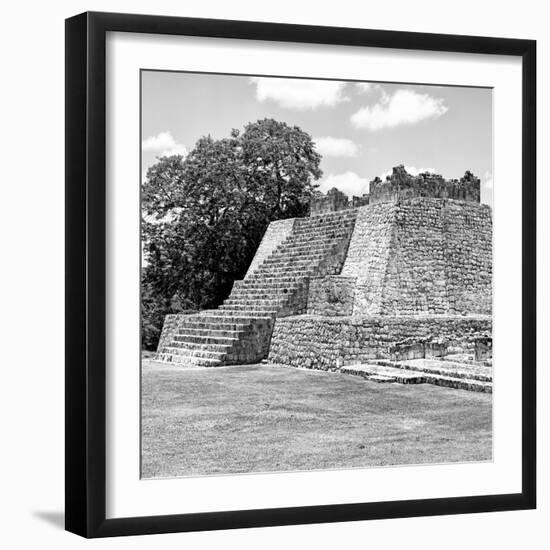 ¡Viva Mexico! Square Collection - Mayan Ruins - Edzna IV-Philippe Hugonnard-Framed Photographic Print