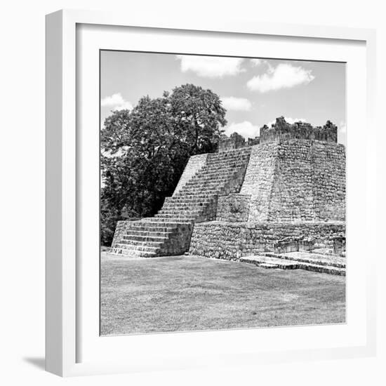 ¡Viva Mexico! Square Collection - Mayan Ruins - Edzna IV-Philippe Hugonnard-Framed Photographic Print