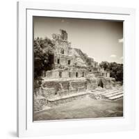 ¡Viva Mexico! Square Collection - Mayan Ruins - Edzna IX-Philippe Hugonnard-Framed Photographic Print