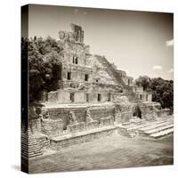 ¡Viva Mexico! Square Collection - Mayan Ruins - Edzna IX-Philippe Hugonnard-Stretched Canvas