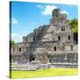 ¡Viva Mexico! Square Collection - Mayan Ruins - Edzna V-Philippe Hugonnard-Stretched Canvas
