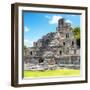 ¡Viva Mexico! Square Collection - Mayan Ruins - Edzna V-Philippe Hugonnard-Framed Photographic Print