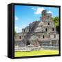 ¡Viva Mexico! Square Collection - Mayan Ruins - Edzna V-Philippe Hugonnard-Framed Stretched Canvas