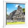 ¡Viva Mexico! Square Collection - Mayan Ruins - Edzna V-Philippe Hugonnard-Framed Photographic Print