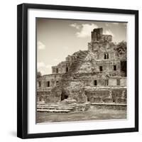 ¡Viva Mexico! Square Collection - Mayan Ruins - Edzna VI-Philippe Hugonnard-Framed Photographic Print