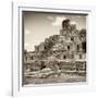 ¡Viva Mexico! Square Collection - Mayan Ruins - Edzna VI-Philippe Hugonnard-Framed Photographic Print