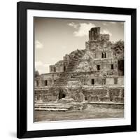 ¡Viva Mexico! Square Collection - Mayan Ruins - Edzna VI-Philippe Hugonnard-Framed Photographic Print