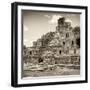 ¡Viva Mexico! Square Collection - Mayan Ruins - Edzna VI-Philippe Hugonnard-Framed Premium Photographic Print