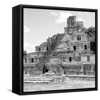 ¡Viva Mexico! Square Collection - Mayan Ruins - Edzna VII-Philippe Hugonnard-Framed Stretched Canvas