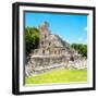 ¡Viva Mexico! Square Collection - Mayan Ruins - Edzna VIII-Philippe Hugonnard-Framed Photographic Print