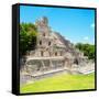 ¡Viva Mexico! Square Collection - Mayan Ruins - Edzna VIII-Philippe Hugonnard-Framed Stretched Canvas