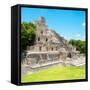 ¡Viva Mexico! Square Collection - Mayan Ruins - Edzna VIII-Philippe Hugonnard-Framed Stretched Canvas