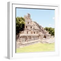 ¡Viva Mexico! Square Collection - Mayan Ruins - Edzna X-Philippe Hugonnard-Framed Photographic Print