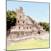 ¡Viva Mexico! Square Collection - Mayan Ruins - Edzna X-Philippe Hugonnard-Mounted Photographic Print