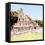 ¡Viva Mexico! Square Collection - Mayan Ruins - Edzna X-Philippe Hugonnard-Framed Stretched Canvas