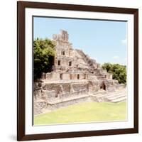 ¡Viva Mexico! Square Collection - Mayan Ruins - Edzna X-Philippe Hugonnard-Framed Photographic Print